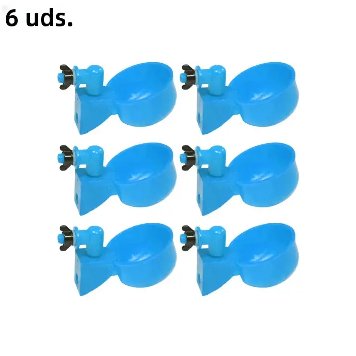 Copa De Agua Automática Para Pollos 6/12/18Pcs Bebedero De Granja Ponedero Para Pato Ganso Cocho Cisne Y Codorniz - 1