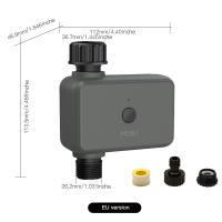 MOES Juego De Riego Inteligente ZigBee Con Timer De Agua Y Filtro De Retardo De Lluvia Control Remoto Compatible Con Alexa Y Google Home - details 13