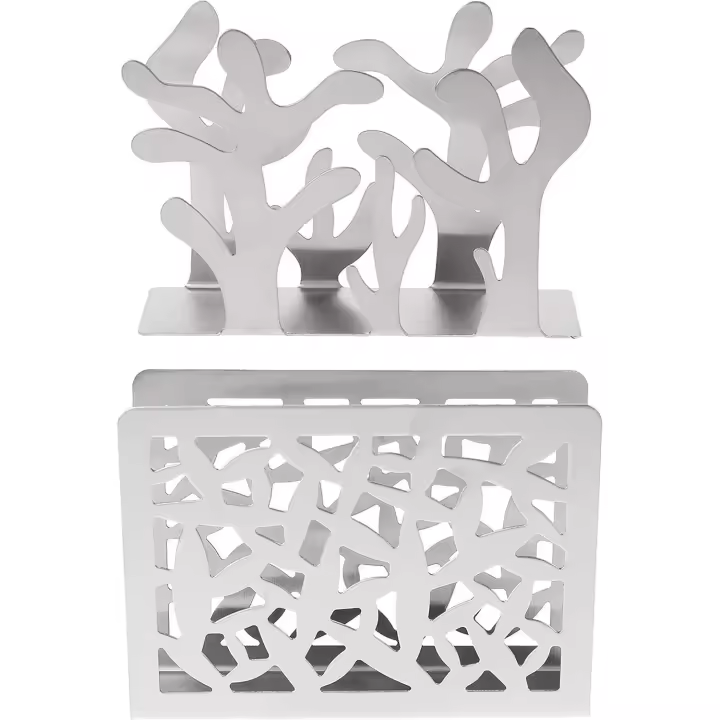 2 piezas de toalla familiar o Mostrador de cocina, toallero de acero inoxidable, dispensador de toallas de papel modelado botánico y estilo a cuadros (Plata) - 1