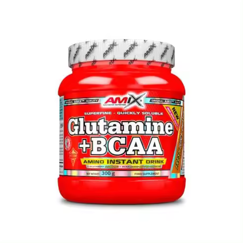 GLUTAMINA + BCAA (300G) FRUTAS DEL BOSQUE - Amix Nutrition - 1