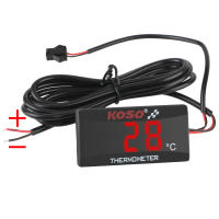 Medidor De Temperatura Para Tanque De Agua 0-120°C Monitor Con Indicadores Rojo Y Azul Advertencia Termómetro Para Motocicleta Con Sensores Universal - details 7
