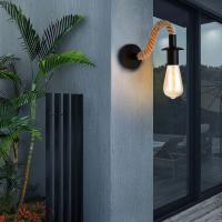 Vintage Wall Lamp Hemp Rope Retro Wall Sconce Nordic Modern Light Fixture Bedroom Beside Living Room for Home Decor Lighting - details 6