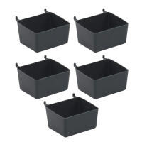 Kit De Organizador De Tablero De Pinos Metálico 114/140 Piezas Gancho Para Garage Y Tienda Herramientas De Almacenamiento Y Colgadores - details 4