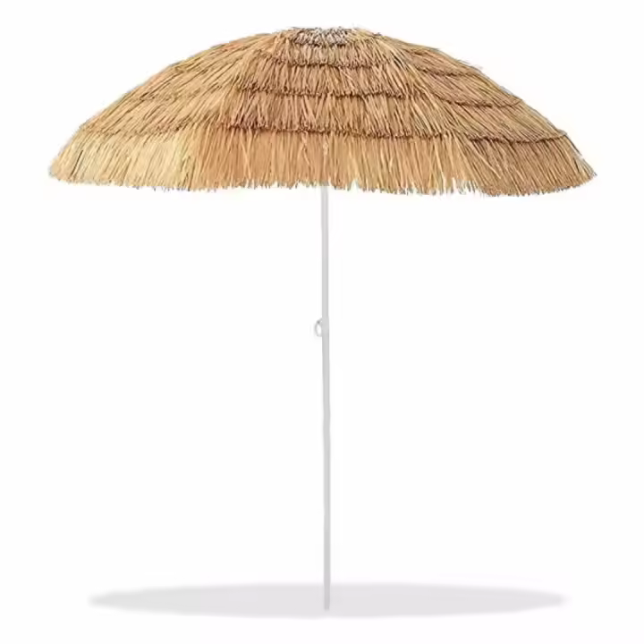 ARISE SHOP-Sombrilla de Playa Plegable,Sombrilla de Exterior con Protección UV,sombrilla de jardín, Piscina, Patio, Redonda,Diámetro 180 x Altura 195 cm - 1