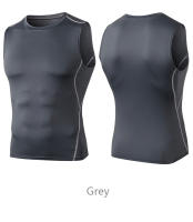 Camiseta De Entrenamiento Para Hombre Secado Rápido Con Manga Corta Compresión Camiseta Deporte Gimnasio Top Sin Mangas - details 12