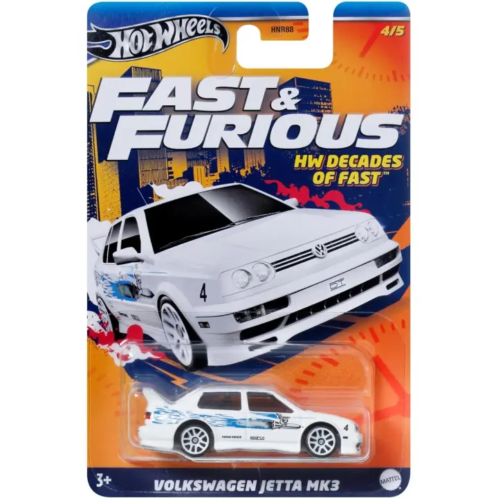 Hot Wheels Fast and Furious Coche VW Volkswagen Jetta MK3 HRW44 Mattel - 1