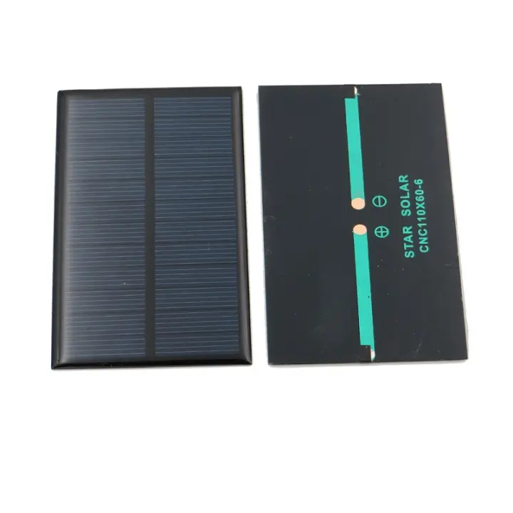 6V 1W Panel Solar DIY 90x60cm Solar Cargador Celula Fotovoltaica Panel de Cargadores de Energía Solar de 6V y 1W Para Teléfono Móvil, Módulo de Luz DIY, Sistema Solar Batería Juguetes DESDE ESPAÑA MARKETPLACEXT - 1