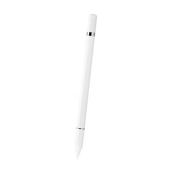 Lápiz óptico 2 en 1 con función de escritura, color blanco - 1