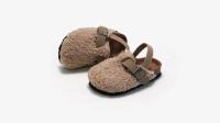 Zapatillas De Peluche Para Niños Y Niñas Clogs Elásticas De Verano Calientes Invierno Suela Suave Antideslizante Tallas 14-21 - details 13