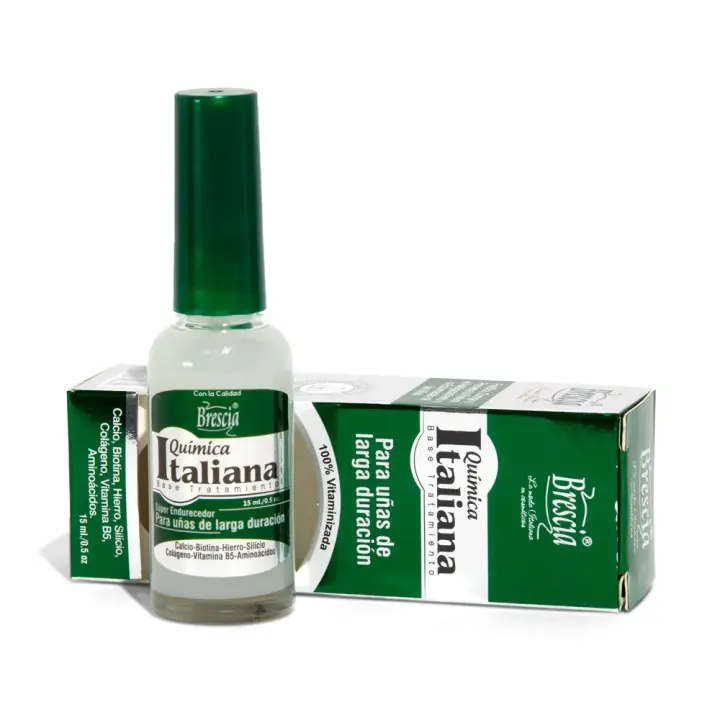 Brescia Base Tratamiento Endurecedor 15ml — Uñas largas y fuertes en 4 semanas, sin dolor ni descamación - 1