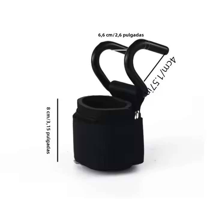 1pc Gancho De Elevación Antideslizante Con Correa Para Muñeca Herramienta De Agarre Para Entrenamiento De Fuerza Accesorio Deportivo Unisex - 1