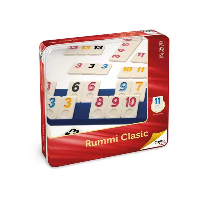 RUMMI CLASIC CAJA METAL. Producto innovador y de gran calidad, diseñado para brindar una experiencia única. Perfecto para regalar o disfrutar personalmente. - 1