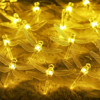 Luces De Hiedra De 40 LED Dragonfly Decorativas Luz Fae Tirada De Batería Para Decoración De Dormitorio Boda Navidad - details 3