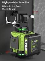 Nivel Láser 3D/4D LFINE Con Control Remoto 8/12/16 Líneas Horizontales E Verticales Auto-niveladas 8 Líneas 360° - details 7