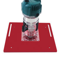 Kit De Elevador De Ruteador Para Carpintería - Placa De Inserto Para Mesa De Ruteador Aluminio Con Guía De Miter Y Bracket Para Motores De 65mm - details 4