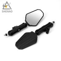 Espejo Retrovisor Para Motocicleta Universal Plegable Y Ajustable Alta Calidad Visión Angular Mejorada Reflector Lateral De Motocicleta - details 0