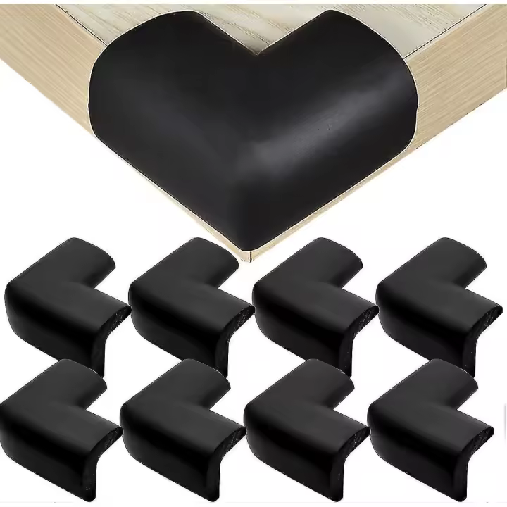 8 Pack Protector de Esquina Suave, Muebles Borde Y Guardias de La Esquina, Espuma Seguridad para niños Cubiertas de Esquina Para Muebles, mesa, escritorio - 1