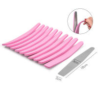 Archito De Uñas De Acero Inoxidable Con 10 Piezas De Papel De Lijar Repuesto Adhesivo Pads De Mano Doble Lado Remover Callos - details 5