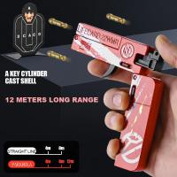 Nueva Pistola De Metal Plegable Lifecard Mejorada Para Niños Y Adultos Juguete De Tiro Con Bala Suave Modelo De Plataforma De Aluminio - details 6