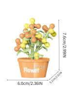 Juguetes De Bloques Para Niños Ornamentales Flores Eternas Girasoles Hibiscos Suculentas En Macetas Juguetes Ensamblados - details 18