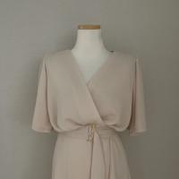 Vestido REALEFT Para Mujer Verano Otoño Manga Acolchada V-Neck Cinturón Frontal Cruzado Elegante Casual A-Line Midi Para Oficina - details 24