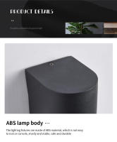 Lámpara De Sensor LED 3W 6W Blanco Frío Blanco Calido Neutro Material ABS Impermeable Alta Brillo Para Iluminación Diaria Dormitorio Comedor - details 9