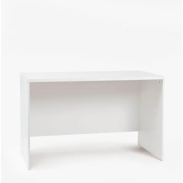 Buyqualia Escritorio Mesa Oficina o despacho (Blanco, Largo 120 cm) - 1