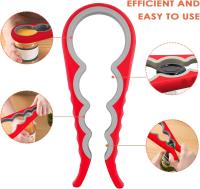 Abridor de Latasmanual Profesional, abridor de frascos de 2 piezas, Latas5, botellas 5 en 1 Y 4 en 1 multición para personas mayoresy débilesy que Sufren de Arthritis - details 0