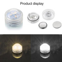 Lámpara Submersible LED Con Control Remoto Luz Blanca Cálida/Blanca Para Piscinas Estanques De Peces Decoración De Vajillas Luz Submarina Impermeable Para Fiestas - details 1