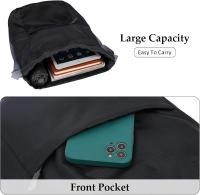 Bolsa with Cordón, Mochila de Cuerdas, Impermeable Mochila Tela, Gymsack Fácil de Doblar Para Guardarla, Bolsa de Hombre Doble - details 1