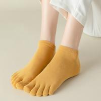 Calcetines De Mujer a Cinco Dedos 5 Pares Algodón De Alta Calidad Calcetines De Tobillo Para Yoga Y Deportes Con Dedos Separados - details 5