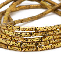 Cuentas De Espaciador De Lava Natural En Color Rosa Oro 13x4mm Redondas Para Fabricación De Joyas Pulseras DIY Plata De Bronce - details 14