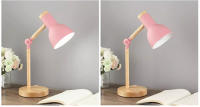 Lámpara De Escritorio Creativa Nórdica Con Cabeza Giratoria De Madera LED Protección Ocular Para Lectura Y Dormitorio - details 6