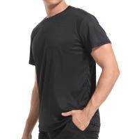 Camiseta De Secado Rápido Texturizada a Cuadros Para Hombres Verano Deportivo Transpirable Manga Corta Para Gimnasio Ejercicio Correr Camisetas Básicas - details 4