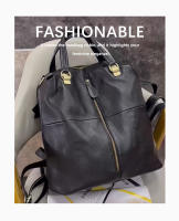 Mochila De Piel Auténtica Zency Para Mujer Vintage Antirrobo Gran Tamaño Bolsa De Viaje Diseñadora Mochila Escolar Exterior Cruzada De Hombro - details 0