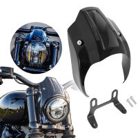 Cubierta De Faro Delantero Para Motocicleta Negra Brillante Adecuada Para Harley Softail Street Bob FXBB 107 FXBBS 114 2018-2021 Material ABS Plástico Pintado - details 0