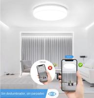 Lámpara De Techo LED Ultrafina Y Redonda Para Habitación Iluminación Moderna Para El Hogar Fijación En La Superficie Incluye Bombilla - details 5