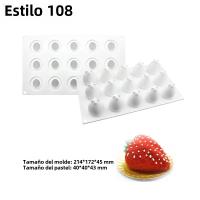 Molde De Galletas De Silicona SHENHONG Con Diseño De Frutas Mousse De Naranja Manzana Pera Mango Durazno Herramientas De Decoración De Postres - details 10