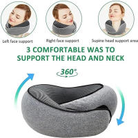 Almohada De Memoria Para El Cuello U-Tipo Viaje Portátil Descanso Del Mediodía Aéreo Oficina Almohada De Cervical Vertebra Para Sueño En Aviones - details 5