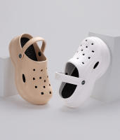 Sandalias De Talón Grueso Para Mujer Verano 2024 Clogs Con Plataforma Antideslizantes EVA Zapatos De Jardín Para Playa Nocturnos - details 7