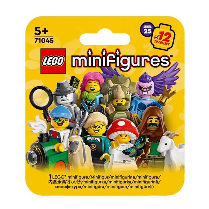 Lego 71045 Minifigures 25ª Edición - 12 Personajes Para Coleccionar - Muñeco Aleatorio - 1