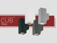 Novolux Lighting - Aplique de pared- CUB, uso exterior, GU10, 2X 4,5W, up&own, aluminio, H17,1 cm, antracita, exterior - details 0