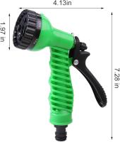 Boquillas Para Mangueras De Jardín,Pistolas De Agua Para El Lavado De Coches,Alta Presión Pistola Rociadora,Pistola Manguera Jardin,Para Regar El Jardín,Lavar El Coche,Verde - details 1