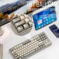 Teclado De Juego M87 Con Modo Dual Bluetooth 5.0 2.4Ghz Recargable Iluminación Para Oficina Y Juego Silencioso ABS Dye-sublimation Hot Swap - details 7