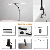 Lámpara De Escritorio LED Doble 24W Con Control Remoto Y 5 Niveles De Brillo Y Modos De Iluminación JGT Moderna Para EU/US/UK - details 8