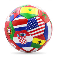 Balón De Fútbol En Colores De Bandera Nacional Adecuado Para Diferentes Superficies Innovador Para Equipo De Juego - details 4