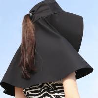 Gorro De Pescador Con Cubierta Facial Y Guardabarros Chaqueta De Sol Con Botón De Cierre Protección Solar Unisex Para Playa Primavera Y Verano Material Poliéster - details 5