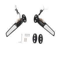 Espejos Retrovisores Ajustables Para Yamaha YZF R3 R25 R15V3 R6 Con Luz Accesorios De Aluminio CNC Para Motocicleta - details 3