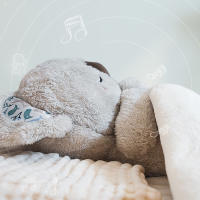 Juguete Musical Para Bebés Con Oso Koala Recién Nacido Soporte De Sueño Con Luz Y Sonido Ritmo De Respiración Figura De Textil - details 4
