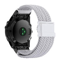 Correa De Reloj De Nylon 26mm 22mm Para Garmin Fenix 7 7X Fenix 6X pro 6 5X 5XPlus/MK1 MK2i /935 945 Con Cierre Rápido De Hook And Loop - details 10